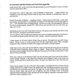 An interview with Bob Reedy and Fred Clark