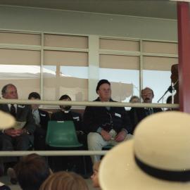 Poet Les Murray at the official opening of Bishop Druitt College, 13 July 1994 