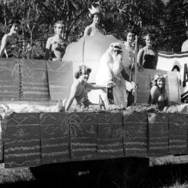 Surf Club float at the Gala Day, 9 June 1952