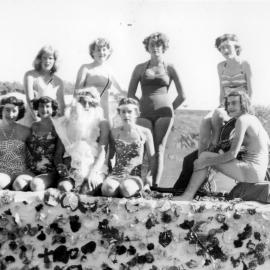 Surf Club float at the Gala Day, 9 June 1952