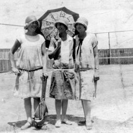 The first tennis court