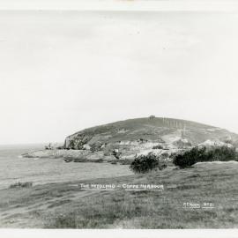 South Coffs Island with a power house, c.1915