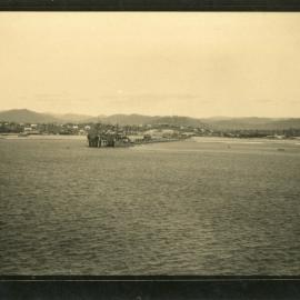 View of the Jetty from Mutton Bird Island, 1925