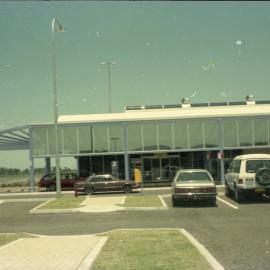 At the air terminal awaiting the F28 jet, 11 December 1986