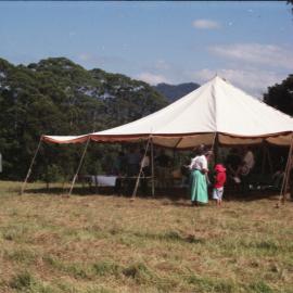 Turning the sod for Bishop Druitt College, 1993