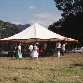 Turning the sod for Bishop Druitt College, 1993