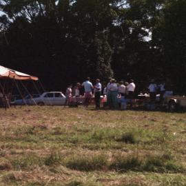 Turning the sod for Bishop Druitt College, 1993