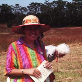 At the turning the sod for Bishop Druitt College, 1993