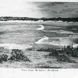 Park Beach from Macauleys Headland, c.1930
