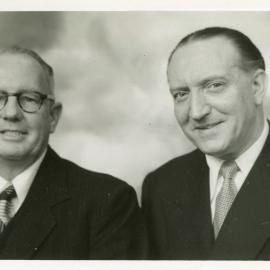 Jack Gerard and business companion, c. 1950s