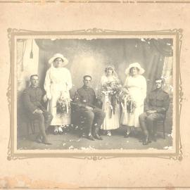 World War I family wedding party