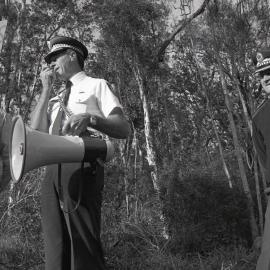 Police intervene in the ocean outfall protest, late 1991