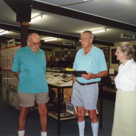 Presentation of the Ringwood Award to Ray Kratz, 1996