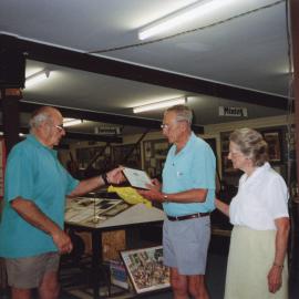 Presentation of the Ringwood Award to Ray Kratz, 1996