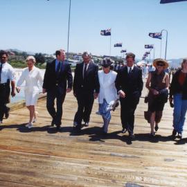 Walking the restored jetty, 11 October 1997