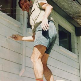 A working bee to paint the Historical Society's Museum, 16 August 1992