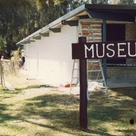 A working bee to paint the Historical Society's Museum, 15 August 1992