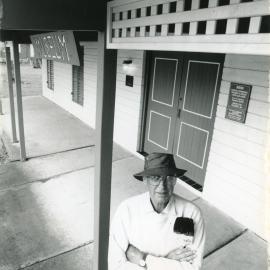 Peter Marshall at the Coffs Harbour Museum, December 1992