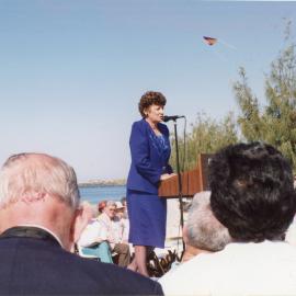 Guest of Honour Marjorie Jackson Nelson at the Jetty Centenary, 2 August 1992