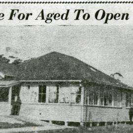 The Dalpura home for the aged, July 1963