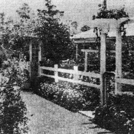 Gundagai Street homes and the footpath competition, October 1958