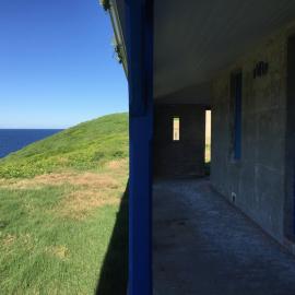 East side of the northern cottage, 7 May 2019