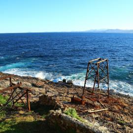 Remains of the Lighthouse gantry, 6 May 2019
