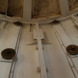 The interior wall of the South Solitary Lighthouse, 6 May 2019