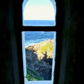 Looking southeast from a window of the South Solitary Lighthouse, 6 May 2019