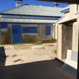 Service area of the northern cottage, 7 May 2019