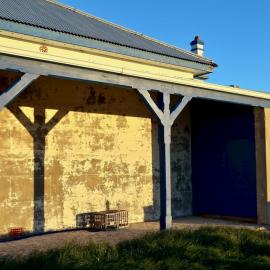 The back verandah of the southern cottage, 7 May 2019