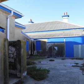 The service area of the northern cottage,  8 May 2019