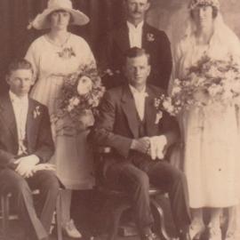 Wedding of Florrie Gardiner and John Murphy, 1902