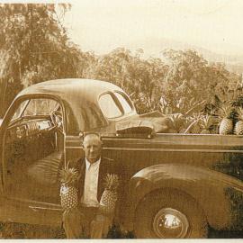 Arthur Gardiner at his pineapple farm