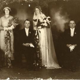Wedding of Nellie Smith and Tom Larcombe, 3 July 1935