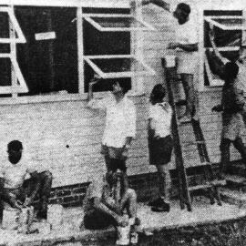 New house in Bent Street, February 1960