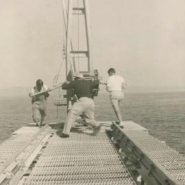 A new higher jetty for South Solitary Island, c.1946