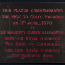 Commemorative Plaque, 1970