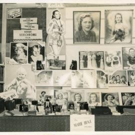 Photograph of Marie Hunt Studio's Display, late 1940s