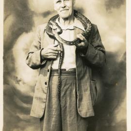 Photograph of Percy Hunt with Joe Blake, c. 1950