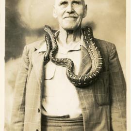 Photograph of Percy Hunt with Joe Blake, c. 1950