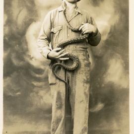 Photograph of Fred Walter with Joe Blake, c. 1950