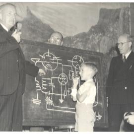 Jack Gerard presenting, 1945