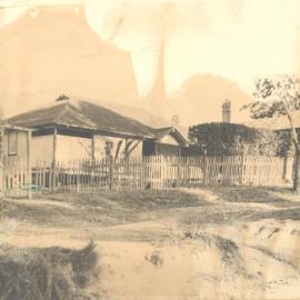 Church with picket fence