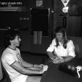 Physiotherapy students at the old Coffs Harbour Hospital