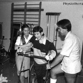 Physiotherapy students at the old Coffs Harbour Hospital