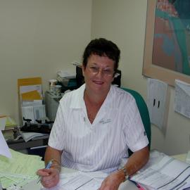 Administration Secretary Trish Carter at Baringa Private Hospital, 2006