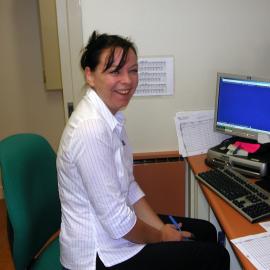 Reception Administrator Rachel Perena at Baringa Private Hospital, 2006