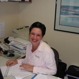 Nursing Director's Secretary Carmen Tester at Baringa Private Hospital, 2006