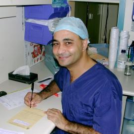 Colo-rectal Surgeon Professor Ned Abraham at Baringa Private Hospital, 2006